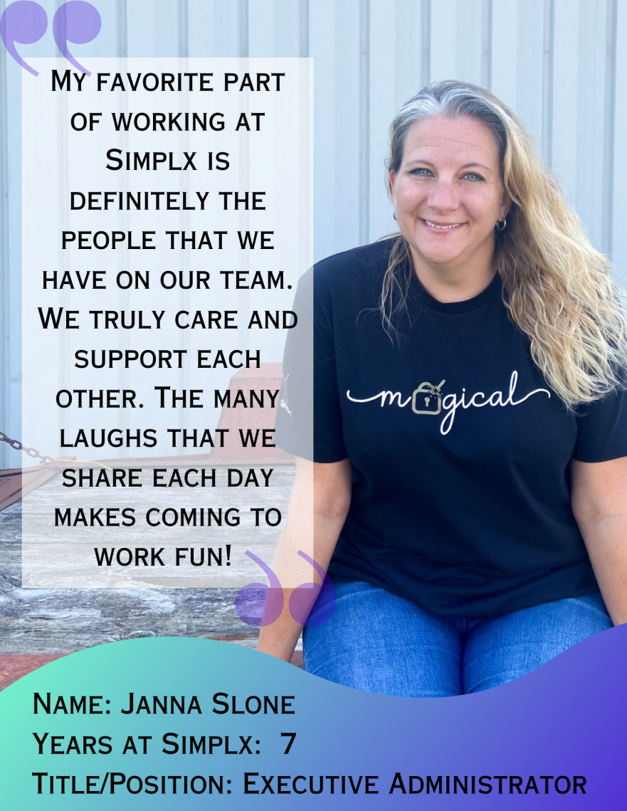 Employee Highlight Janna Slone