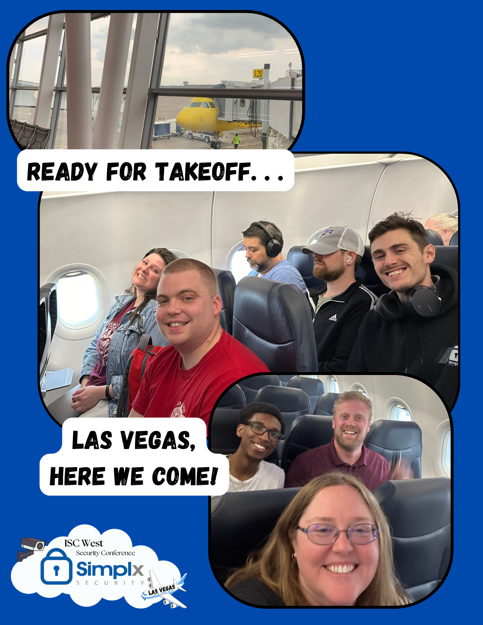 The 2024 Simplx crew gives us a smile as we take off.